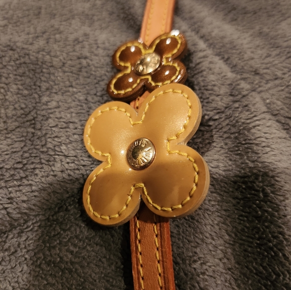 LOUIS vuitton Multicolor Vernis Double wrap Leather Bracelet FL0012 - Picture 3 of 5